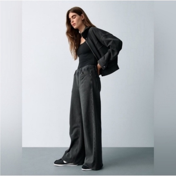 GAP Pants - NWT Gap Heavyweight Easy Baggy Wide Leg French Terry Pull On Sweatpants Size XL